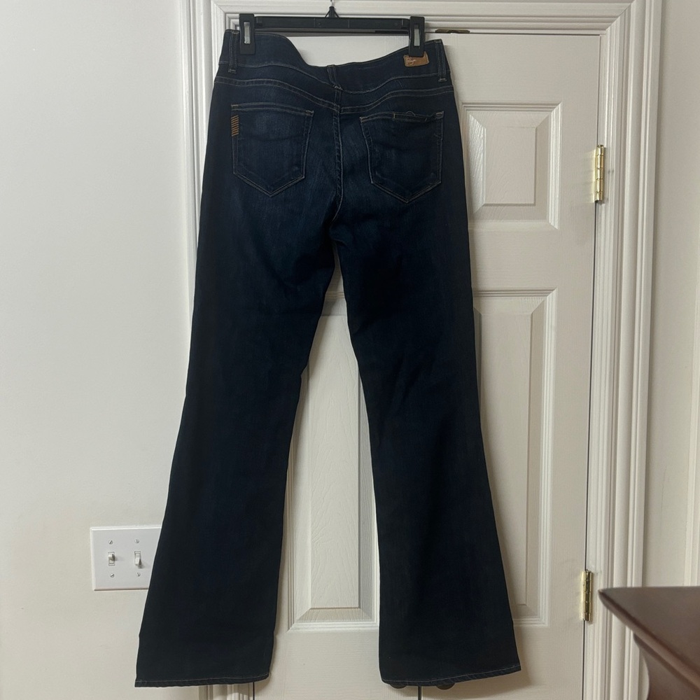 PAIGE Dark Indigo Flare Jeans